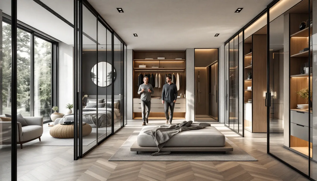 Aménager une suite parentale en enfilade pour créer un espace intime et fonctionnel