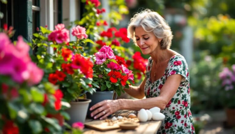 Recette de grand-mère pour de beaux géraniums, méthode traditionnelle