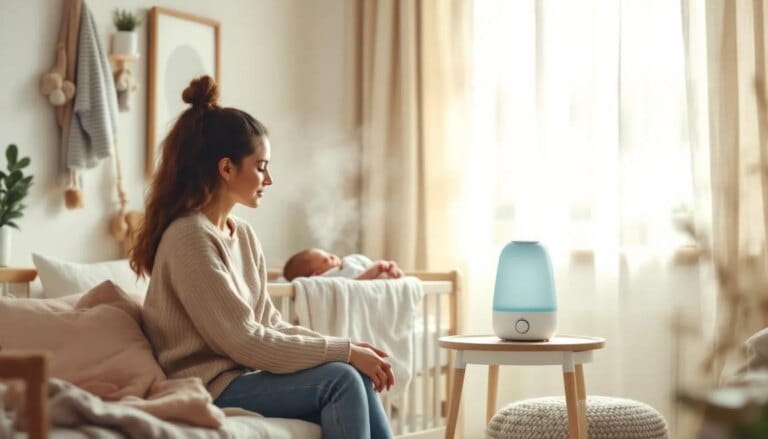 Humidificateur d'air bébé pour améliorer le confort et l'humidité ambiante