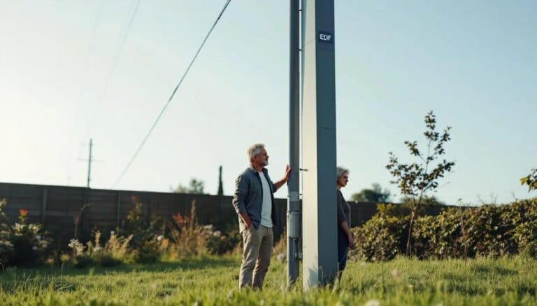 Indemnisation pour un poteau EDF sur un terrain privé avec compensation