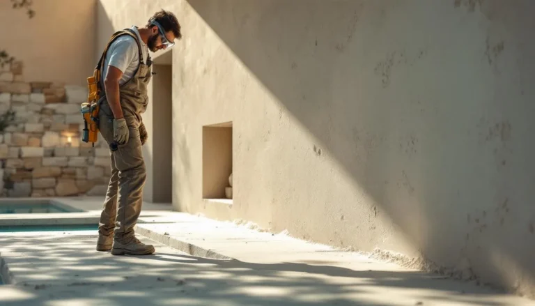 Enduit à la chaux appliqué comme revêtement naturel sur mur