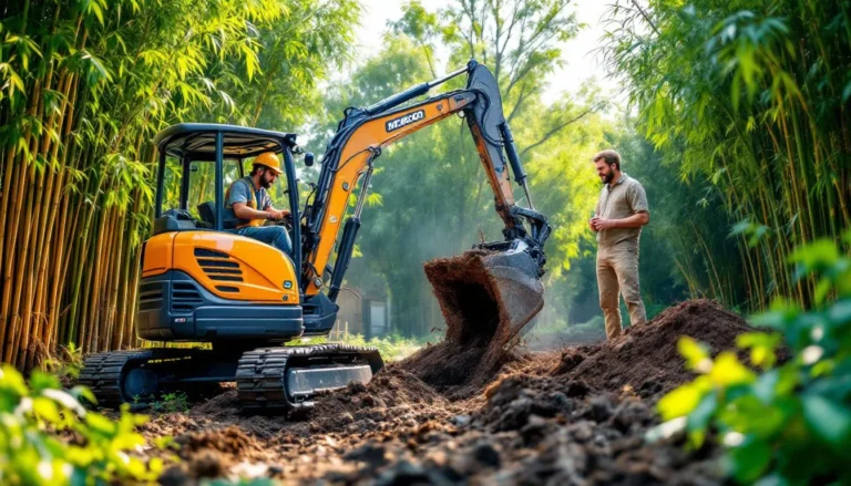 Machine pour arracher des bambous, outil efficace d'extraction végétale