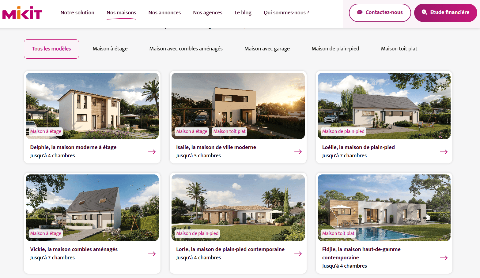 Tarif Maison Mikit