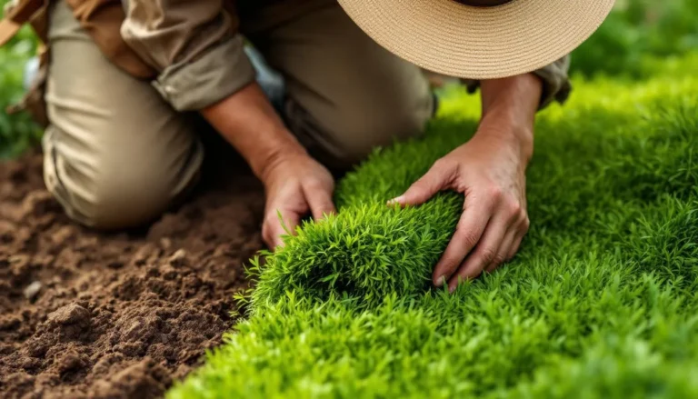 Gazon en rouleau pour une pelouse parfaite et installation rapide