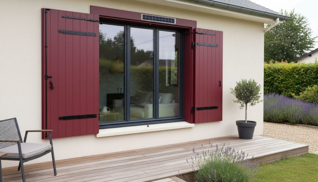 installer des volets battants solaires