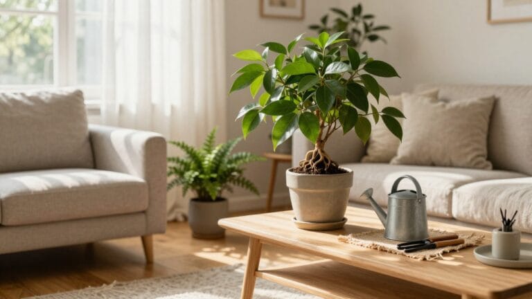 Ficus ginseng sain et bien entretenu pour une longévité optimale