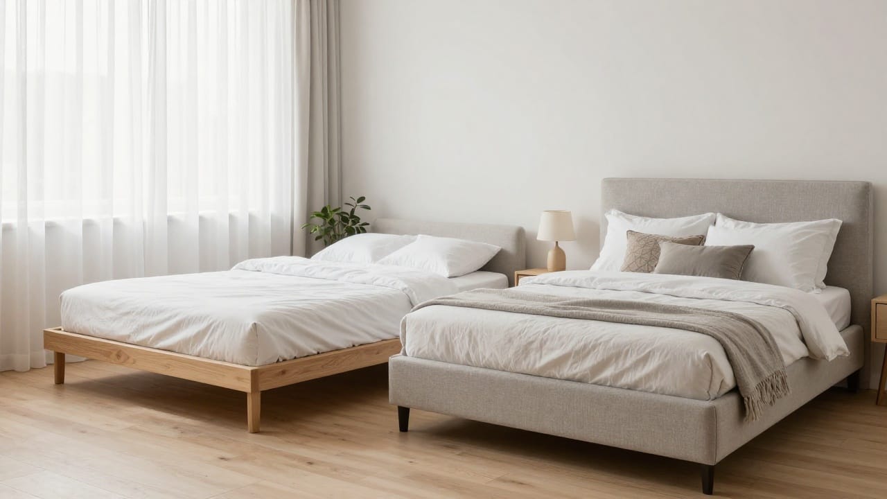 Comparaison entre sommier à lattes et tapissier pour meilleur soutien