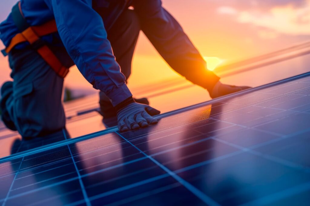 économie d'énergie et panneaux solaires