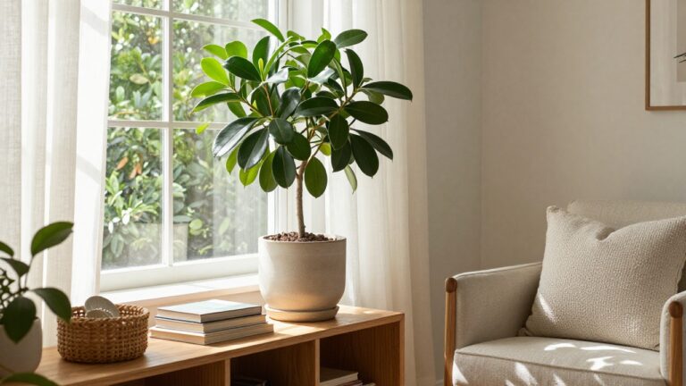 Arbre de jade, plante porte-bonheur symbolisant chance et prospérité