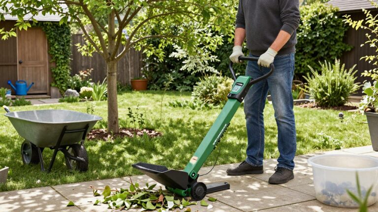 Broyeur de végétaux Parkside, outil idéal pour entretien jardin efficace