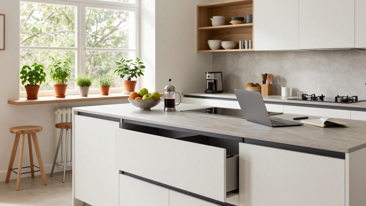 Découvrez une cuisine sur-mesure moderne et fonctionnelle installée rapidement