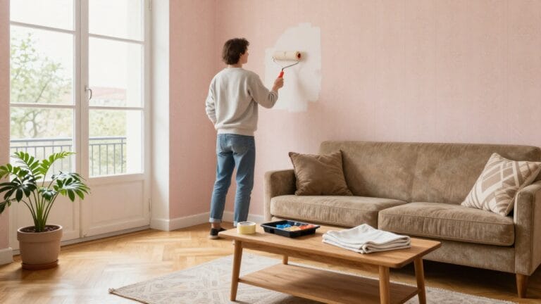 Peindre sur papier peint sans l'endommager avec astuces pratiques