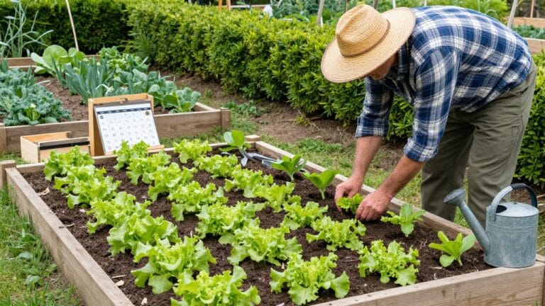 Découvrez le repiquage des salades selon le calendrier lunaire jardinier
