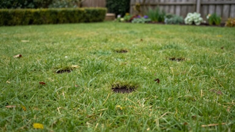 Trous dans le jardin causés par des animaux fouisseurs et solutions